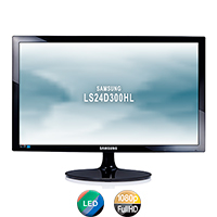 Monitor Plano Samsung Ls24d300hl 23,6'' 1080p