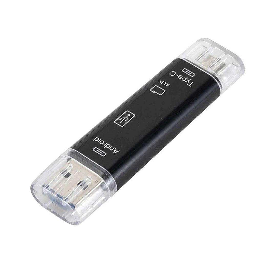 Adaptador OTG 3 en 1 Tipo C