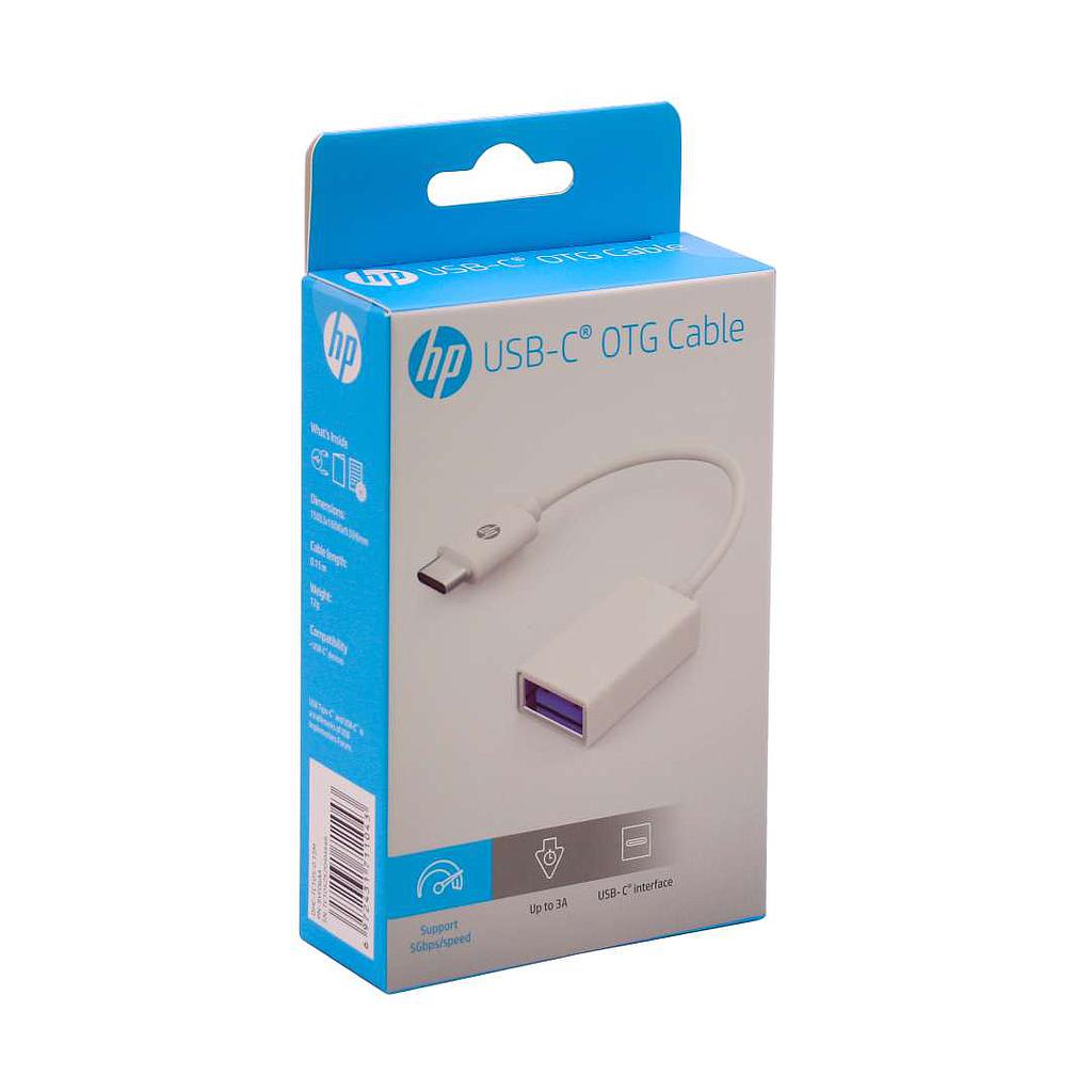 ADAPTADOR HP DHC-TC105 TIPO C MACHO A USB HEMBRA