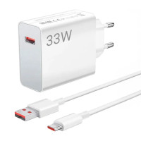 Kit Cargador con Cable Xiaomi 33w Usb-A a Usb-C