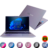 Notebook KiraBook 15,6'' Core I7 16gb 512gb Win11 Pro
