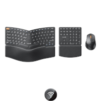 Combo Mouse y Teclado Español Ergonómico Inalámbrico 3en1 ProtoArc Ekm04