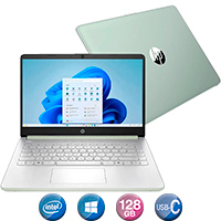Notebook Hp 14'' N150 4gb 128gb Win11