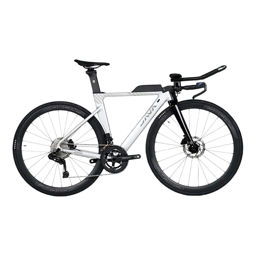 Bicicleta De Tría Crono Cambios Electrónicos Java Rivale 22V Talle L