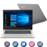 Notebook Lenovo 14'' N4000 4gb 64gb Win10