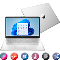 Notebook Hp 17,3'' Ryzen 5 16gb 1tb Win11