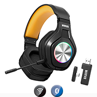 Auriculares Gaming Inalámbricos Marvo Pulz 80w RGB