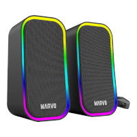 Parlantes Gaming Pc Marvo Sg-285 Con Iluminación Rgb