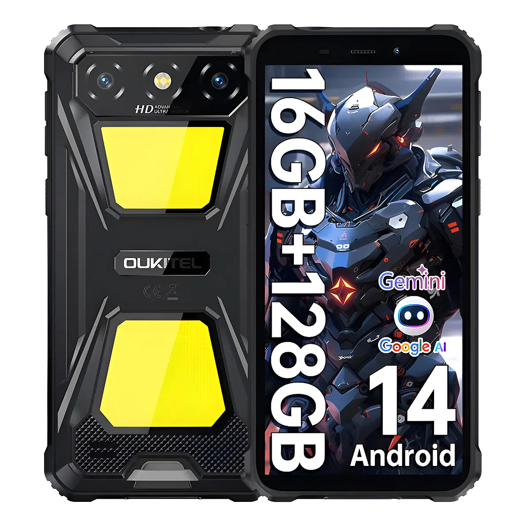 Celular Oukitel G5 16GB(4+12) 128GB 6300mah Dualsim Ip69k Impermeable Rugged