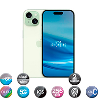 iPhone 15 6,1'' 5G 6gb 256gb Dual Cam 48mp