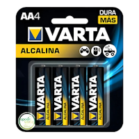 Pilas Varta AA Alcalinas Pack x4