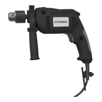 Taladro De Impacto Con Percutor Hyundai Hh0111 13mm 550w