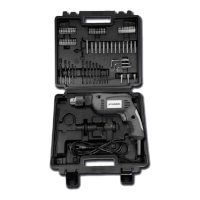 Kit Taladro Percutor Hyundai 550W + Valija C/Herramientas 72Pcs