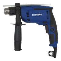 Taladro De Impacto Con Percutor Hyundai Hyid600 13mm 600w