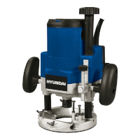 Router de carpintería Tupi Hyundai Hyrt2200 2200W 25500rpm 12mm