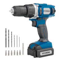 Taladro Atornillador Hyundai Con Batería 12V 45W