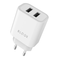 Cargador De Pared Usb Bloox Charge 2 Usb 2.4A