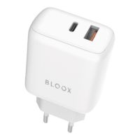Cargador De Pared Usb Bloox Charge C3 Usb-C Usb-A 3A