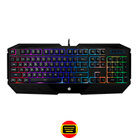 Teclado Gaming Usb A HP K130 Español Membrana Rgb