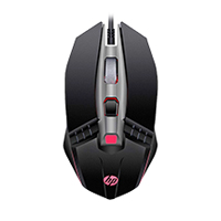 Mouse Gaming Usb A HP M270 Ambidiestro 2400dpi Rgb