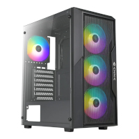 Gabinete Gamer Azza Fighter Csaz-290 Ventana Vidrio Templado