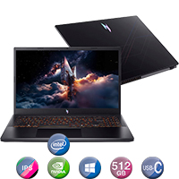 Notebook Gamer Acer 15,6'' Core I5 16gb 512gb Win11 Rtx5050