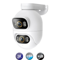 Cámara Cableada Xiaomi Imilab Ec6 Dual Pro Día Noche Ip65 360° 3K+3K