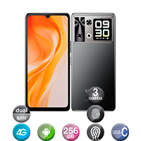 Cubot P90 6,88''+1,72'' 4G 12gb 256gb Triple Cam 64mp