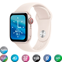 Apple Watch SE 2 40mm S/M 4G 5atm Wifi Bluetooth Gps