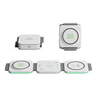 Estación de Carga Inalámbrica 3en1 Infinacore T3-231108 Plegable