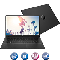 Notebook Hp 17,3'' Core I5 8gb 512gb Win11