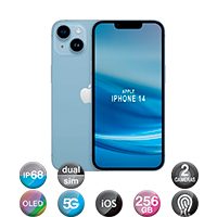 iPhone 14 6,1'' 5G 6gb 256gb Dual Cam 12mp