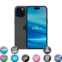 iPhone 15 6,1'' 5G 6gb 256gb Dual Cam 48mp