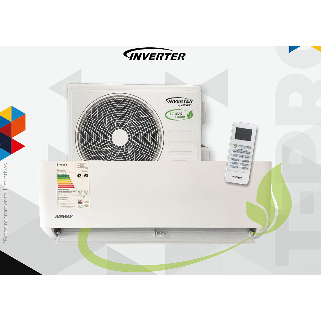 Aire Acondicionado Airway Inverter 12.000 Btu Clase A