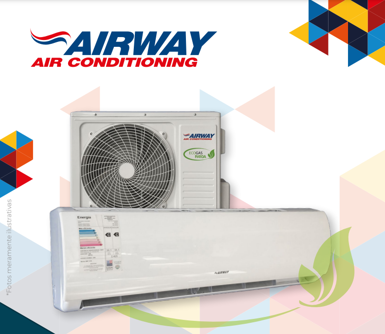 Aire Acondicionado - Split de Pared 12.000 Btu, Airway on-off