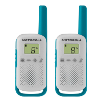 Radio 2 Vías Motorola T114 25km 22 Canales Pack x2