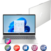 Notebook HP 15,6'' Ryzen 7 8gb 512gb Win11