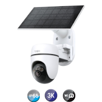 Cámara De Seguridad Tp-Link Tapo C630 Kit Exterior Con Panel Solar 3K 360°