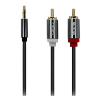 Cable de Audio Philips Swa4111/59 3,5mm a 2RCA 1.2mt