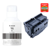 Kit Cabezal + Botella De Tinta Negro Canon GI-16 + PH-S Maxify
