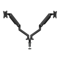 Soporte Flexible Marvo Hz-22b Para 2 Monitores 15'' a 32''