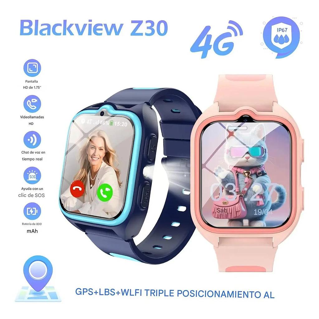Smartwatch Blackview Z30 Kids 4G Gps Videollamada SOS