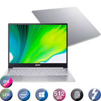 Notebook Acer 13'' Core I7 8gb 512gb Win10