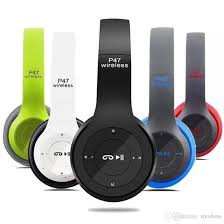 Auriculares Inalambricos P47 varios colores