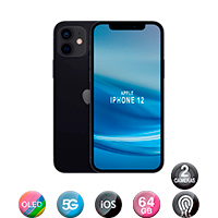iPhone 12 6,1'' 5G 4gb 64gb Dual Cam 12mp