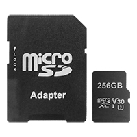 Memoria Micro Sd 256gb Clase 3 Con Adaptador Sd