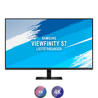 Monitor Plano Samsung Viewfinity S7 37'' 4K 60Hz 5ms