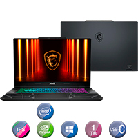 Notebook Gamer Msi 15,6'' Core 7 16gb 1tb Win11 RTX5070