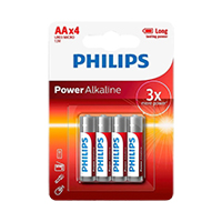 Pila AAA Alcalina Philips Lr6p4b/97 Pack x4 1,5V
