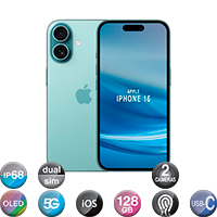 iPhone 16 6,1'' 5G 8gb 128gb Dual Cam 48mp